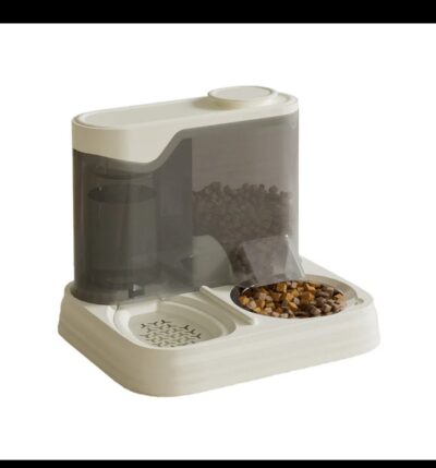 pet feeder and water automatic (sitting type).gray color